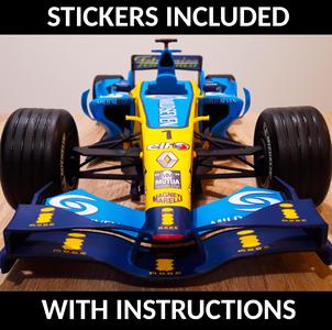 F1 Renault R26 COMPLETE with stickers and instructions