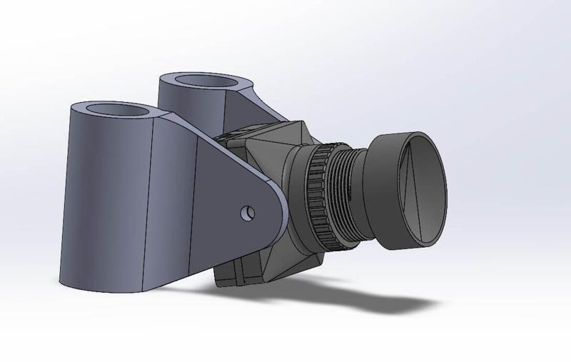 Universal FPV Camera Mount for Custom 3D Printed Frame