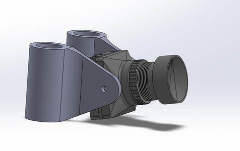 Universal FPV Camera Mount for Custom 3D Printed Frame