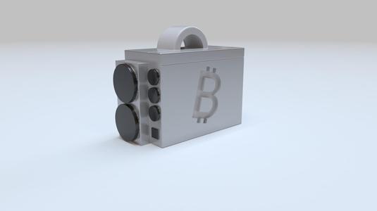 Bitcoin Miner Keychain