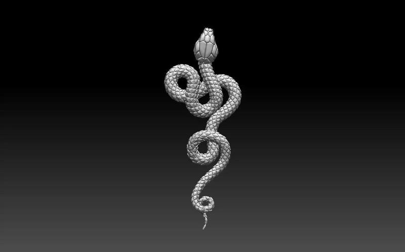 snake pendant
