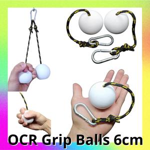 OCR training  6cm balls - obstacle ninja warrior - hanging holds 6cm/2,3" ball balls - armlifting rock climbing  - file for 3D printing