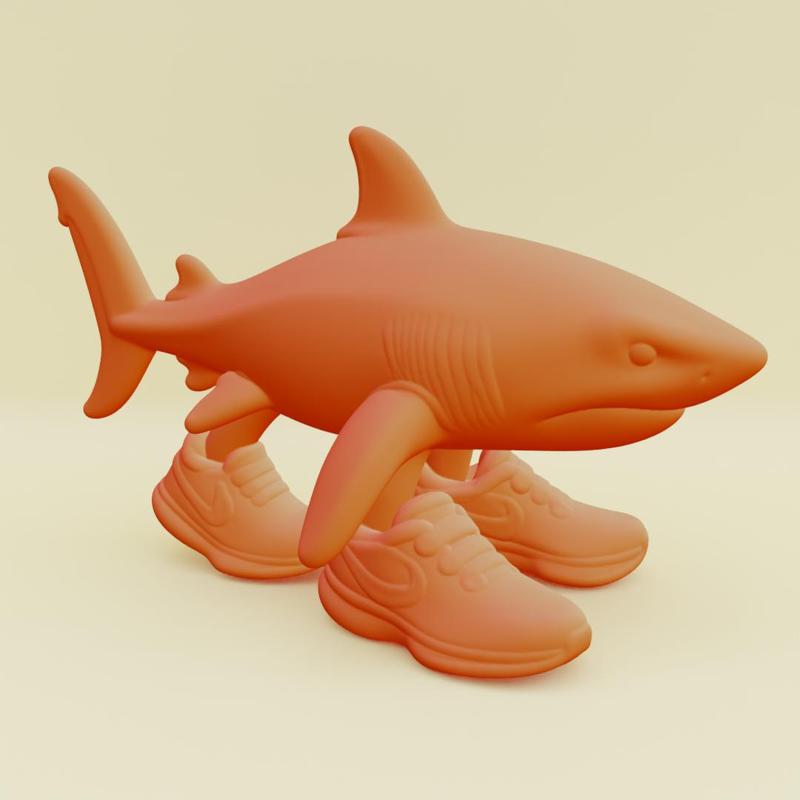 Tralalero Tralala Italian brainrot Character