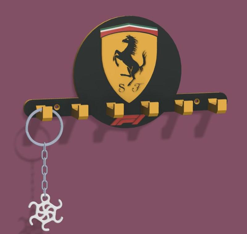 Scuderia Ferrari F1 TEAM KEYS HOLDER BOARD
