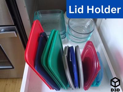 Tupperware Lid Holder