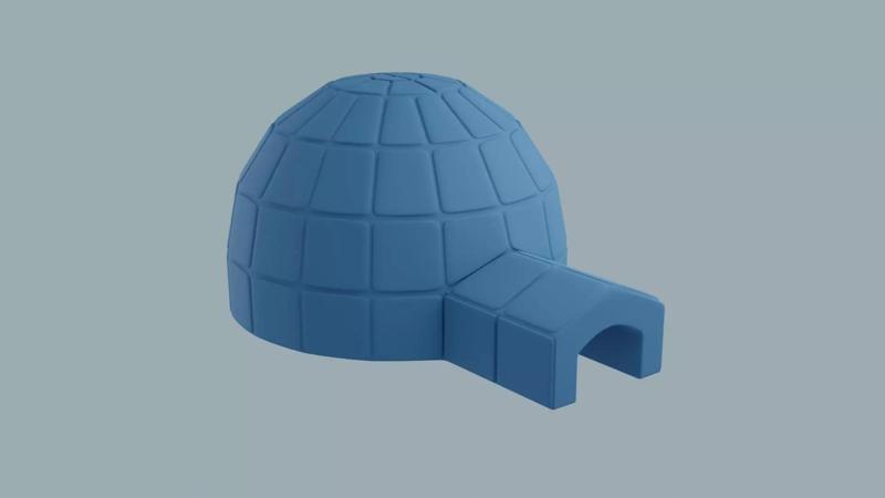 Igloo 3D Model