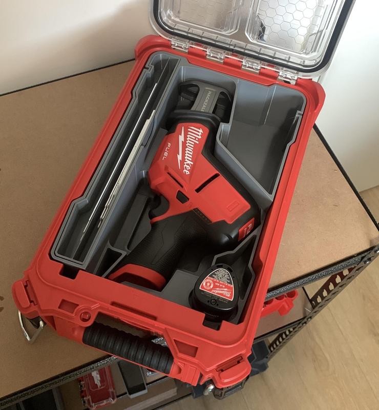 Milwaukee M12 Fuel Hackzall Insert for Packout Compact Organizer