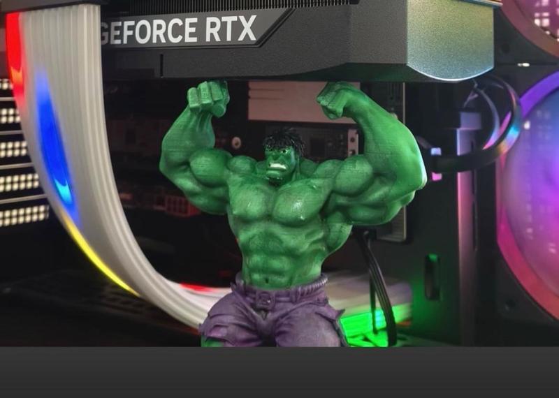 Hulk GPU Holder – Powerful Superhero 3D Model for Display & Functional Use