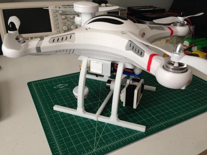 Cheerson CX-20/Quanum Nova Quadcopter landing gear/skids for Gimbal