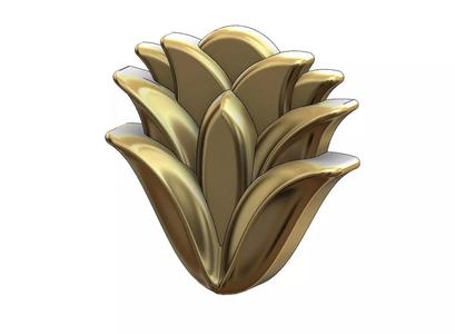 Mehndi flower pendant ornament