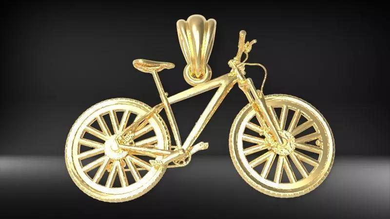 Solid Cycling Bicycle Bike Sport Pendant Jewelry