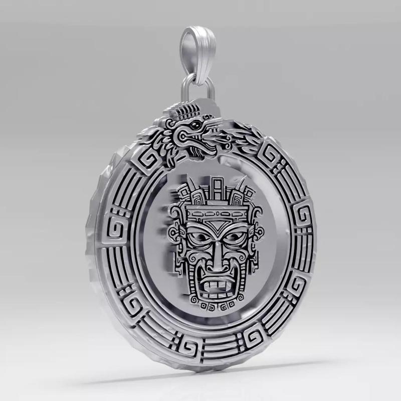 Mask Polynesia symbols - 3D printable model