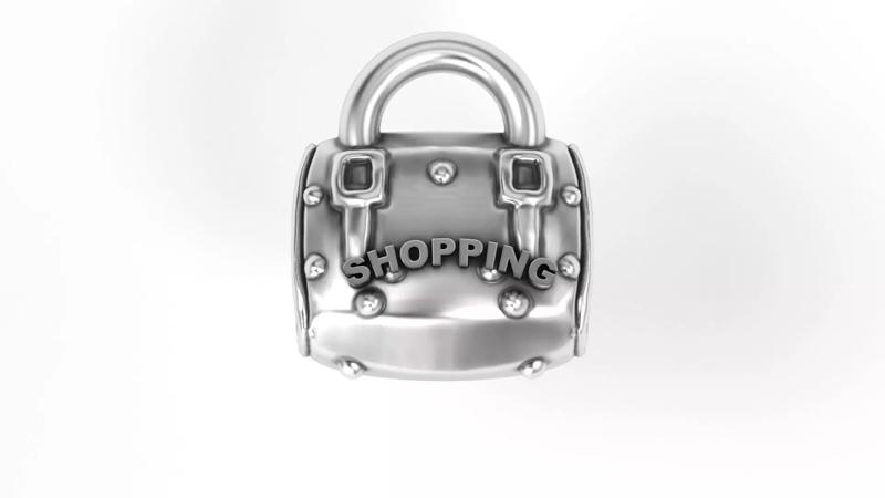 Shopping Bag Charm