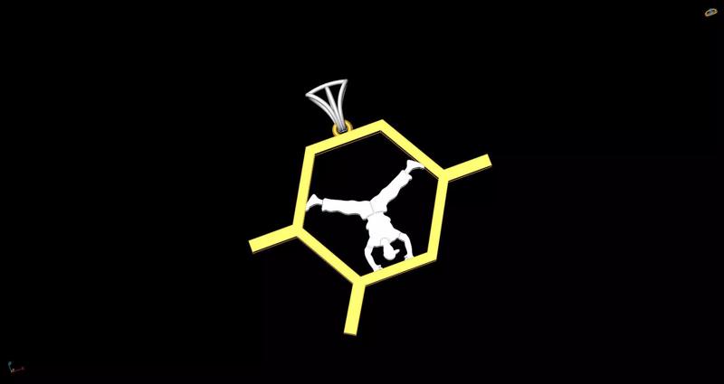 parkour style pendant