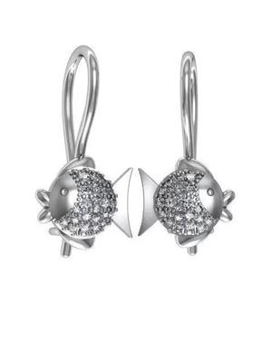 Earrings  Fishes for children