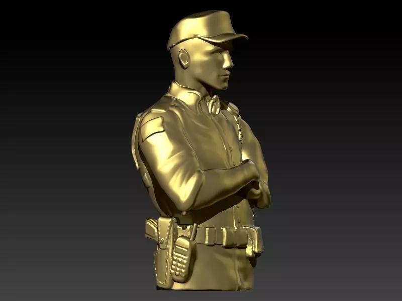 Policeman Pendant Necklace Charm Bracelet Jewelry