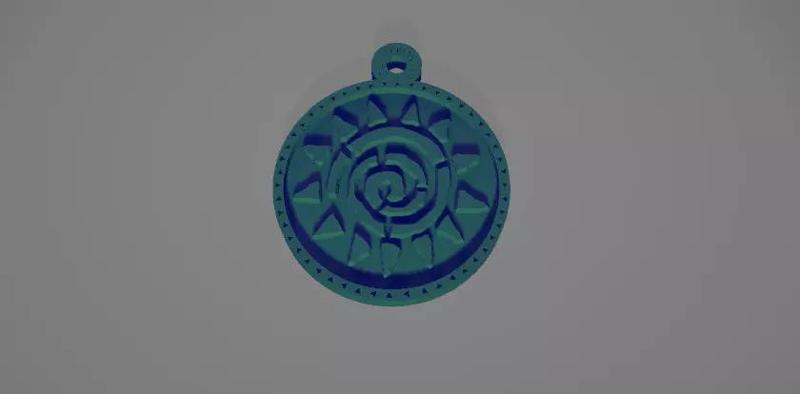 Pendant depicting the Sun of ancient indigenous peoples