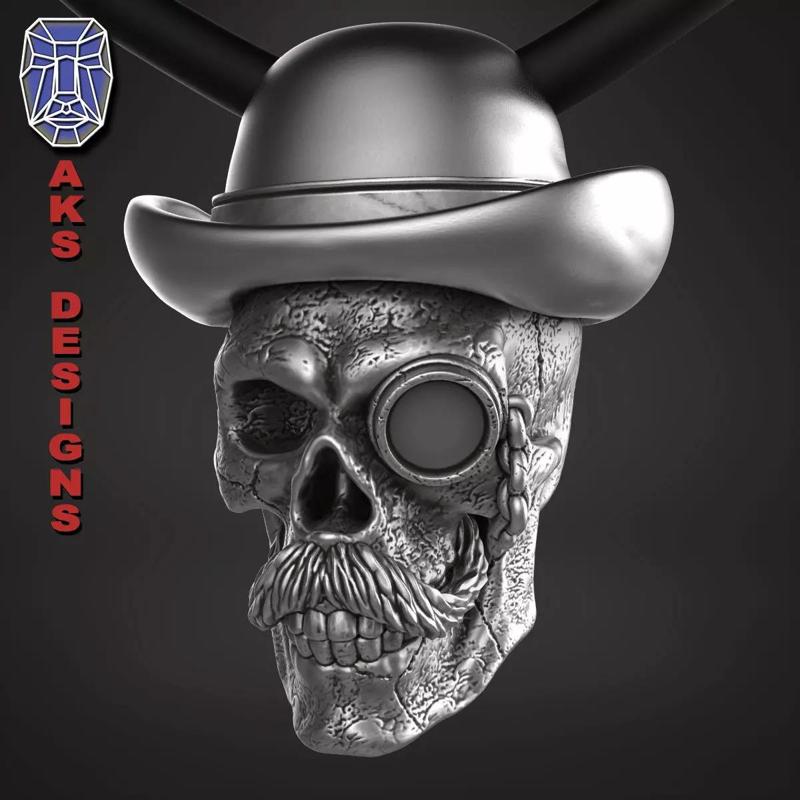 skull Pendant Jewelry Gentlemen skull 1