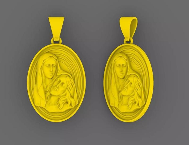 Father Mother Love Pendant silver Jewelry