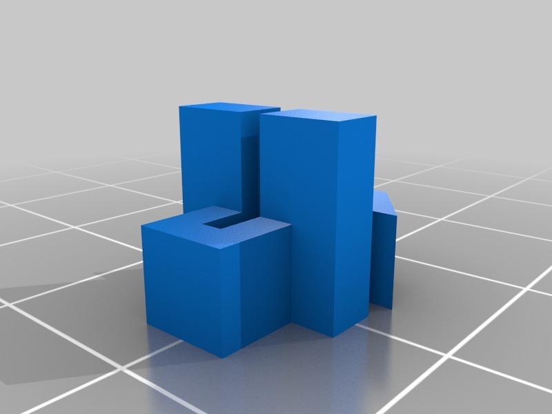 T-Slot clip for 80/20 extrusion 20mm (lulzbot AO-101)