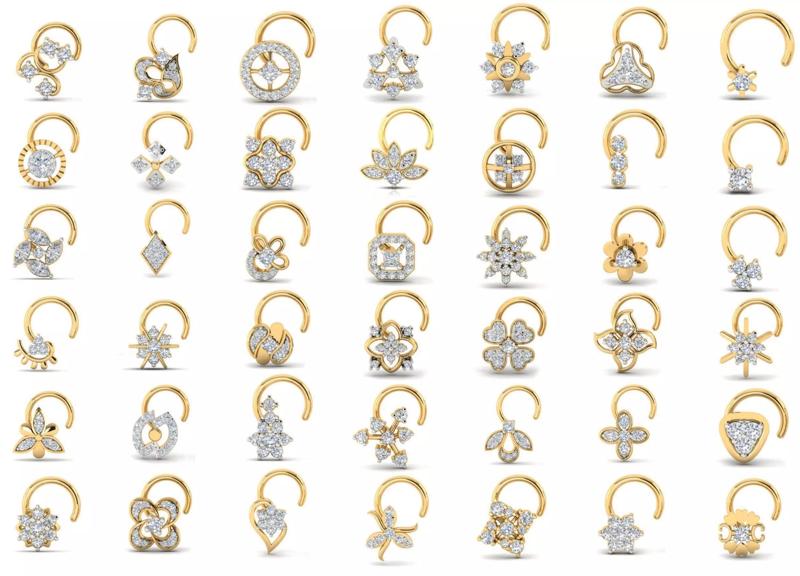 286 Nose pin 3dm details collection set