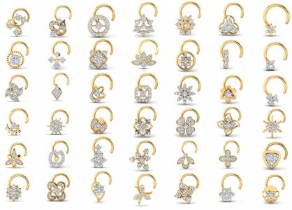 286 Nose pin 3dm details collection set