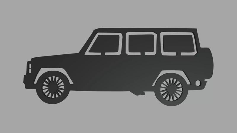 Mercedes Benz Clase G Key Ring