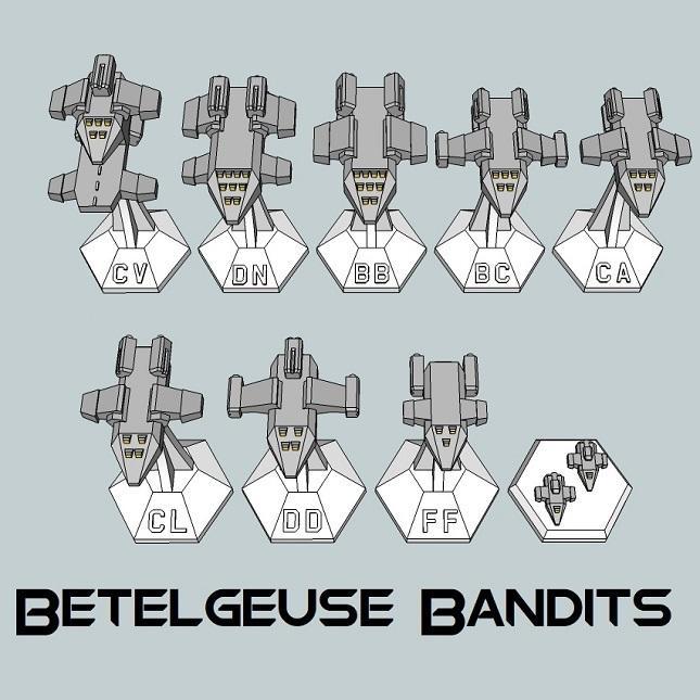 MicroFleet Betelgeuse Bandits Starship Pack