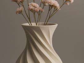 Elegant Helical Vase
