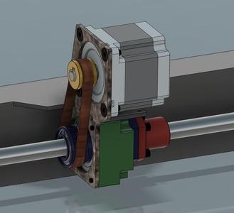 CNC Rotating Ballnut Assembly