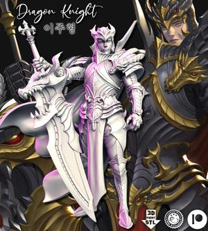 Dragon knight - 75mm - Sword Master  - DnD
