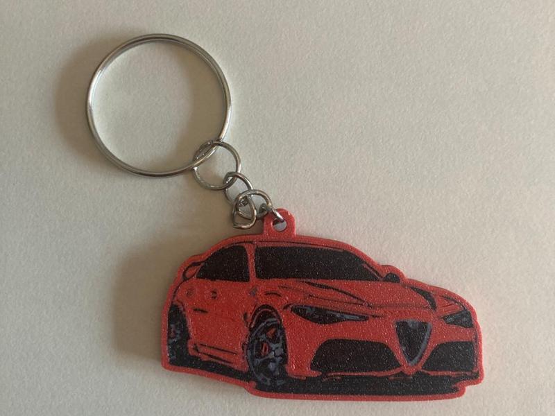 Keychain Alfa Romeo Giulia 