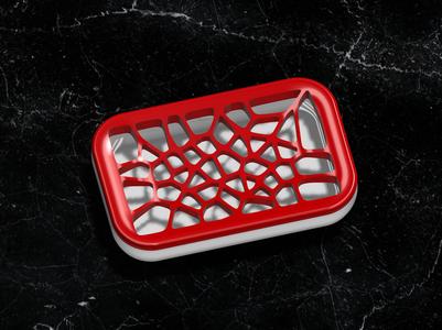 Voronoi Soap Dish - Self Centered Tray
