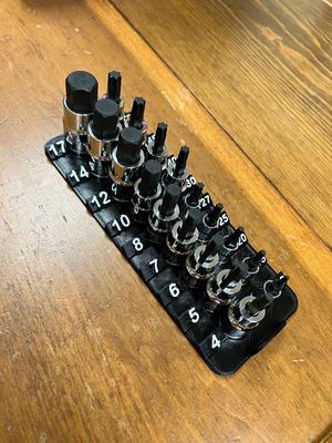 Pittsburgh Metric Hex and Torx Socket Set Holder - Harbor Freight