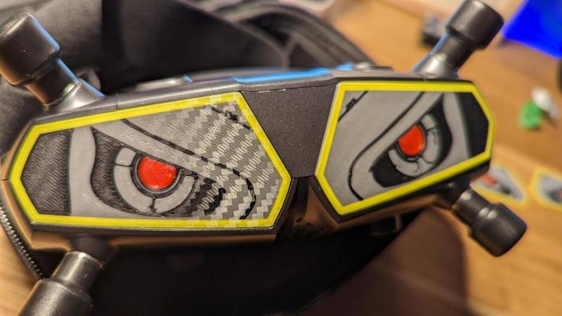 Walksnail Avarat Goggles X Front Cover - Terminator Style