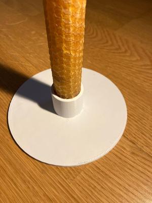Candle holder/stand for a 2.5cm candle