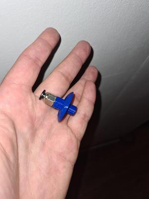 Ikea Lack Enclosure Pneumatic Push Fitting PC4-M8 Filament guide
