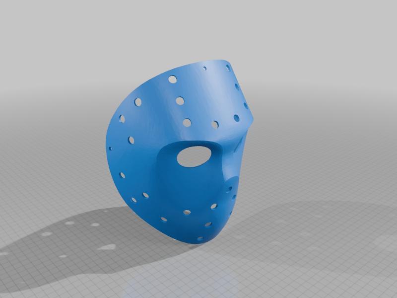 Pre Uber Jason Mask with supports