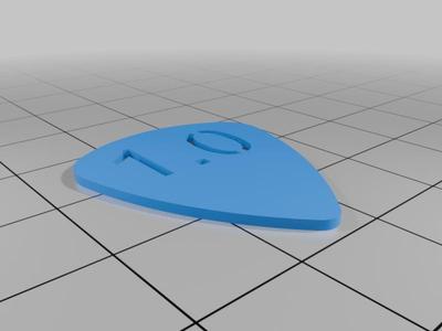 Guitar Pick 0.4 - 1.2 mm