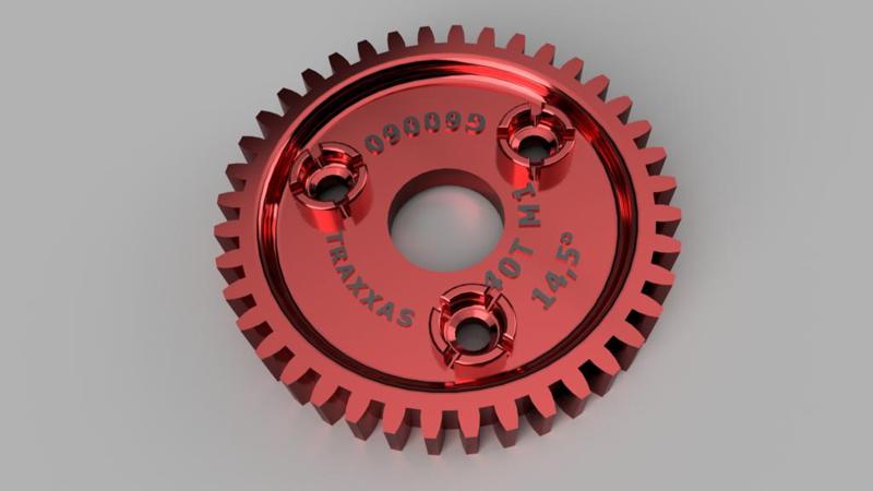 Шестерня (Spur Gear TRAXXAS REVO 3.3) 14,5° 40Т М1 - TRA3955