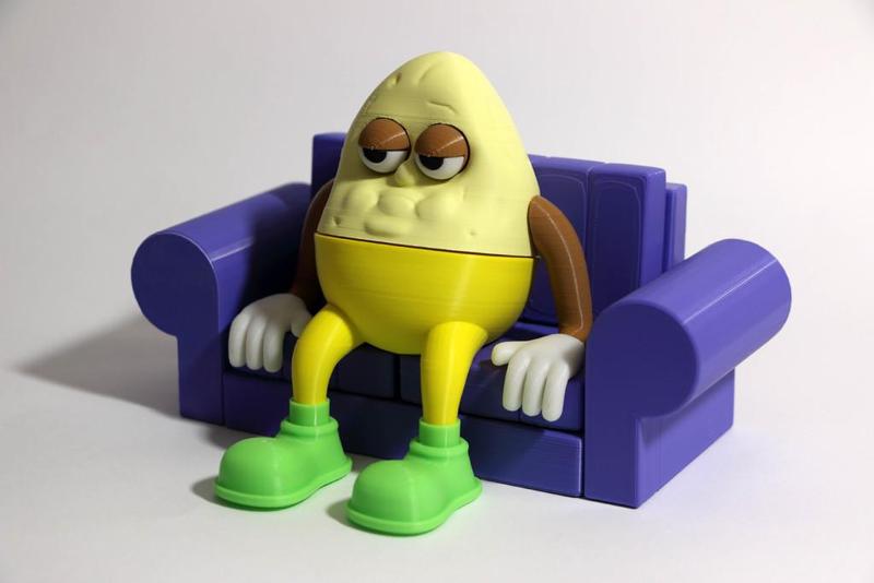 Cartoon Couch Potato