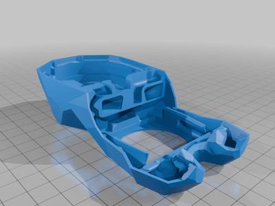 Ender 3/v2  Voron 2.4 Stealthburner Fan shroud bastardise