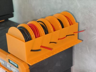 Wire spool holder