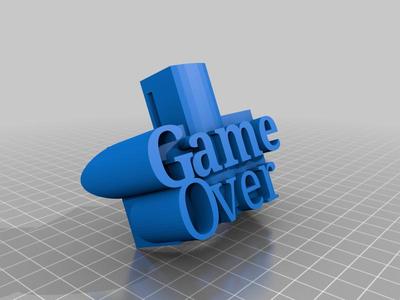 My Pencil cup Charm: Game Over