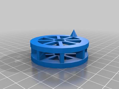 Siphon powered water wheel
