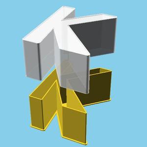 LATIN CAPITAL LETTER K, nestable box (v1)