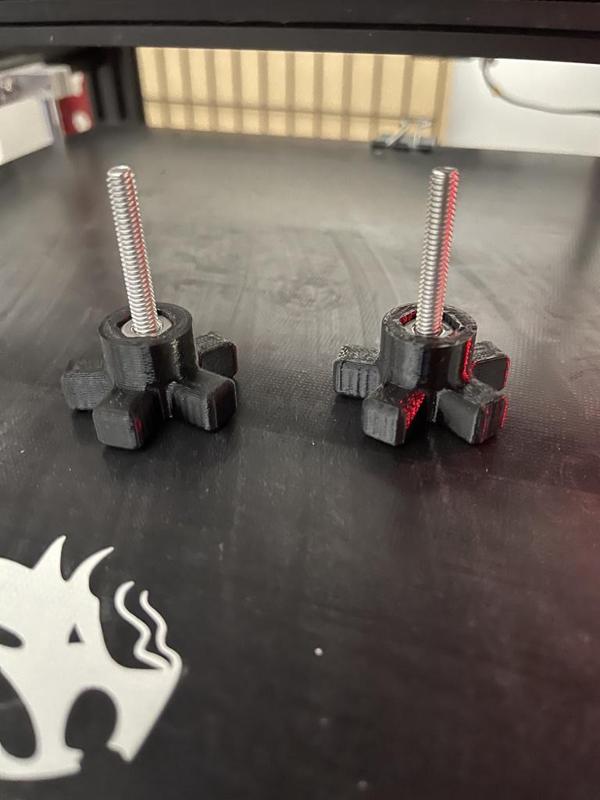 #12-24 Nut Screw Knob