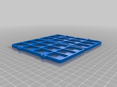Foldable switch cartridge holder with magnet holes