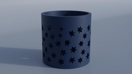 Free candle holder