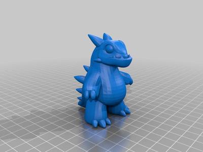 Dragon with spikey tail and no spikey ball
